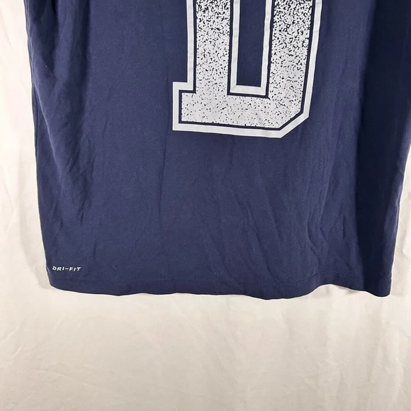 Dallas Cowboys Nike Shirt Men's Large Blue Short Sleeve Crew Neck Dri-Fit - Picture 3 of 10